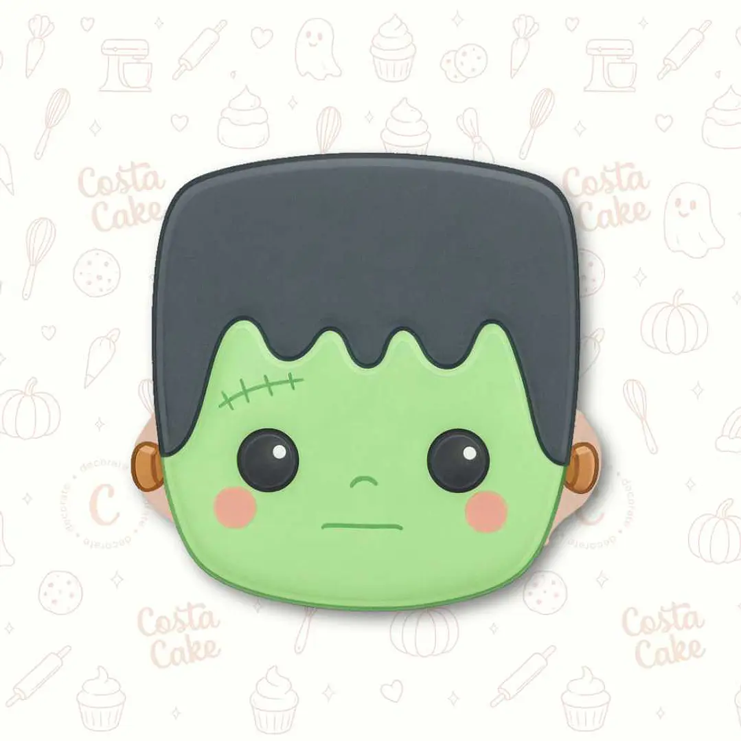 Cortador para Galletas Frankenstein 8 cm- CON STAMP 1