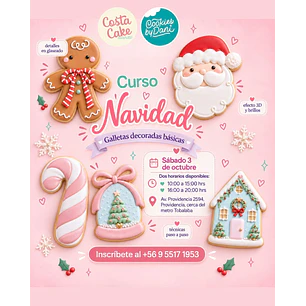 Curso Navidad Básico - Sábado 03 de Octubre