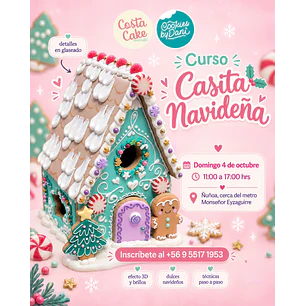 Curso Casita Navidad - Domingo 04 de Octubre