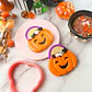 Cortador para Galletas Calabaza con Sprinkles - 8cm CON STAMP - Miniatura 2
