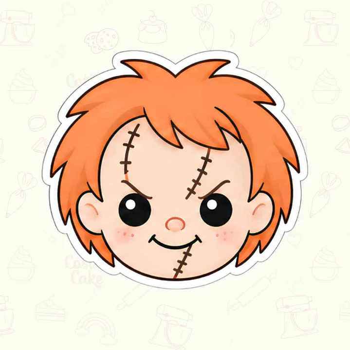 Cortador con stamp para Galletas CHUCKY 1
