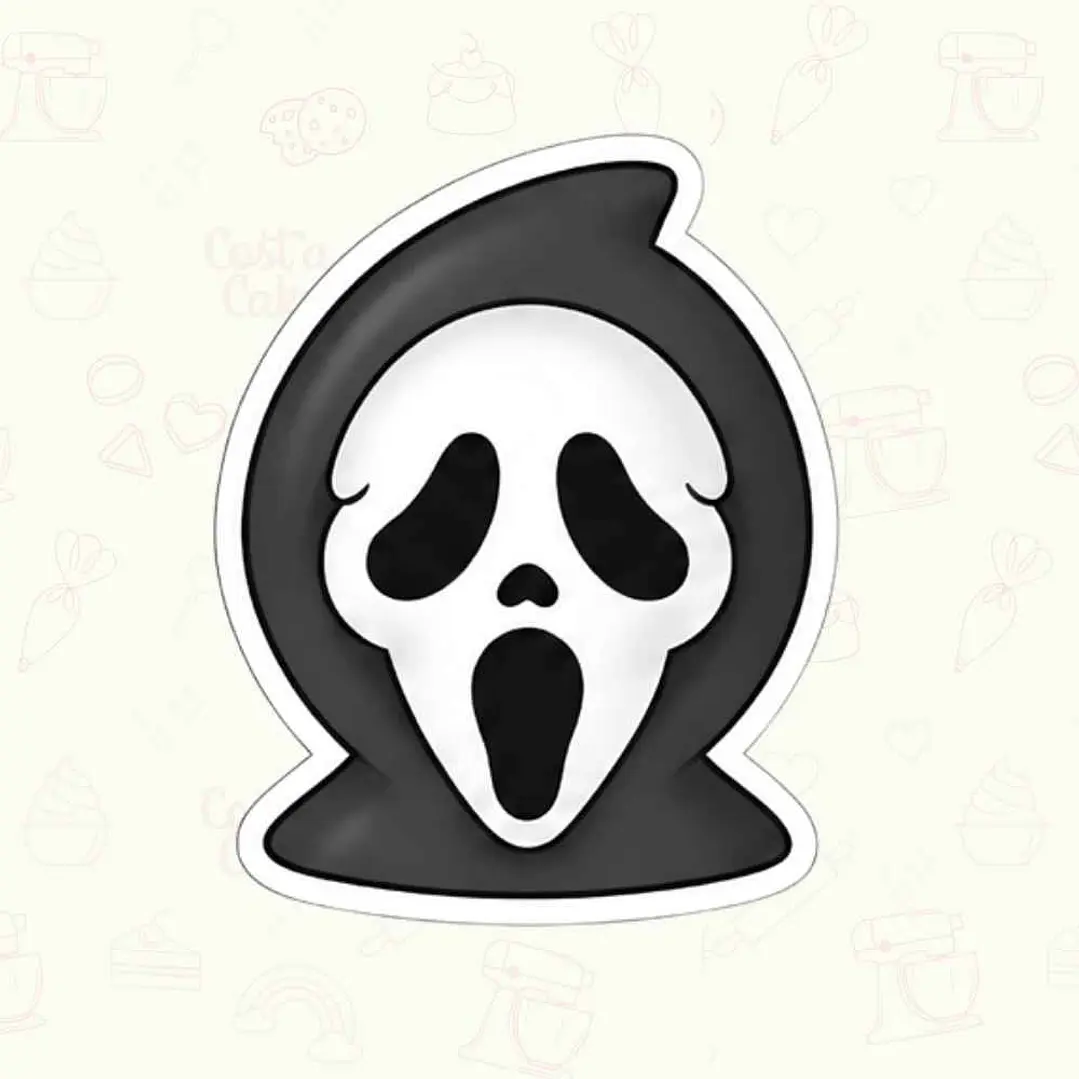 Cortador con stamp para Galletas SCARY FACE 1