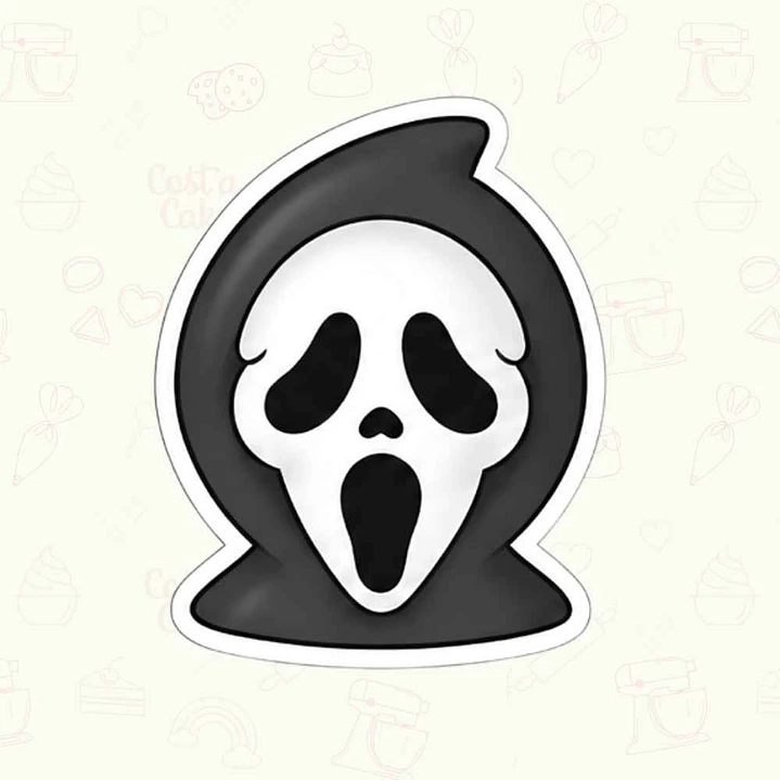 Cortador con stamp para Galletas SCARY FACE 1
