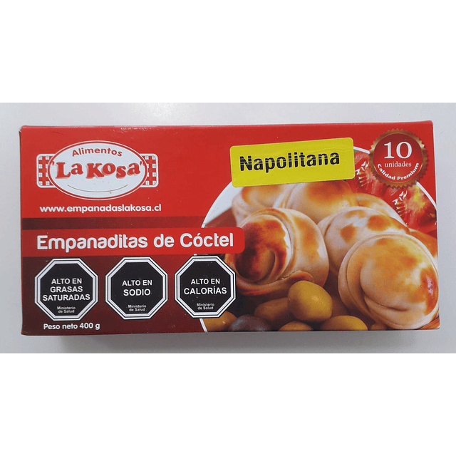 Empanada Horno Napolitana Cocktail 10 Unid.