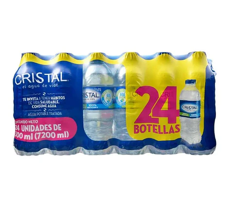 Paca Agua Cristal (300 Ml x 24 Unds)