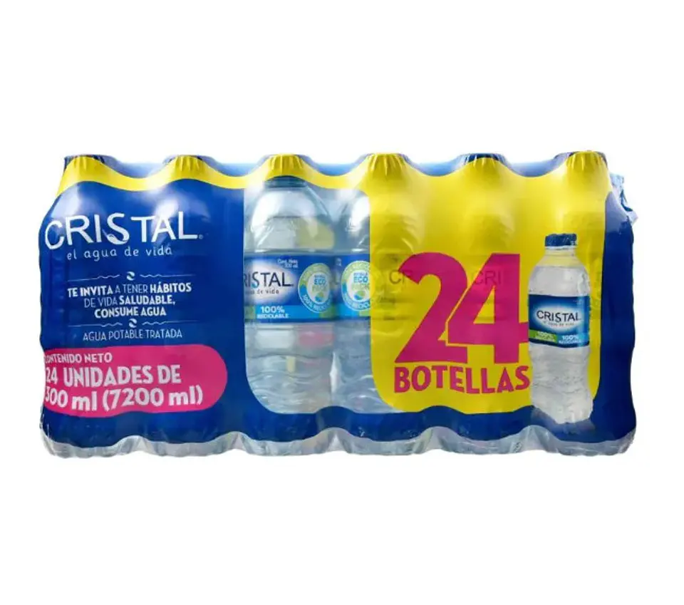 Paca Agua Cristal (300 Ml x 24 Unds) 1