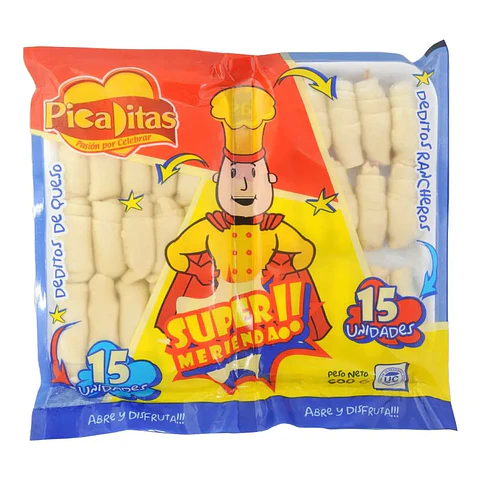 Deditos Picaditas deditos de Queso 600 grs x 30 Unds