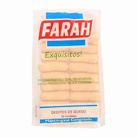 Deditos Farah de Queso 400 grs 20 Unds