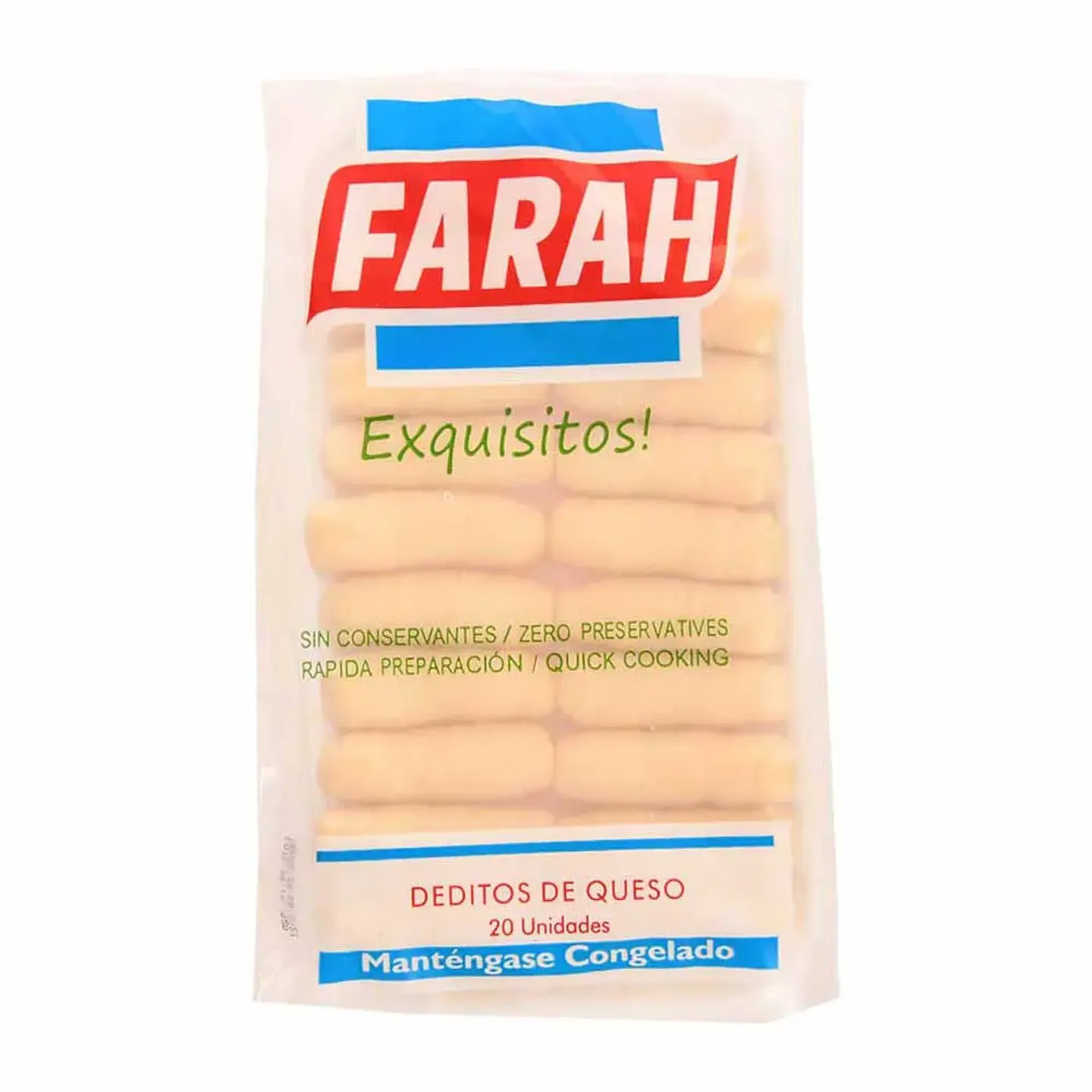 Deditos Farah de Queso 400 grs 20 Unds 1