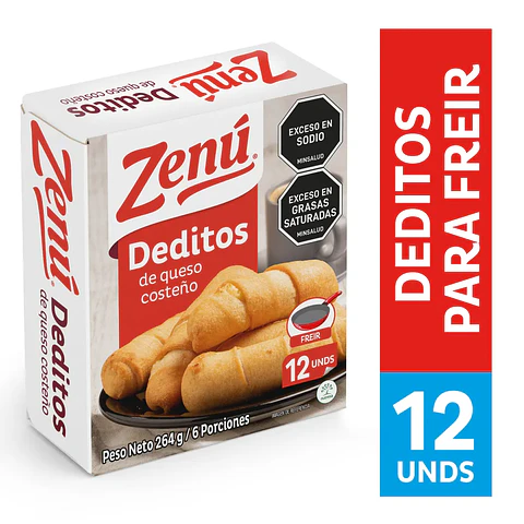 Deditos Zenú Queso Costeño 264 grs