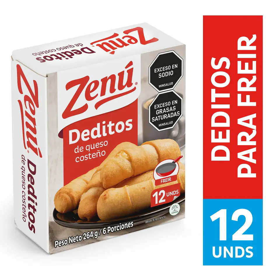 Deditos Zenú Queso Costeño 264 grs 1