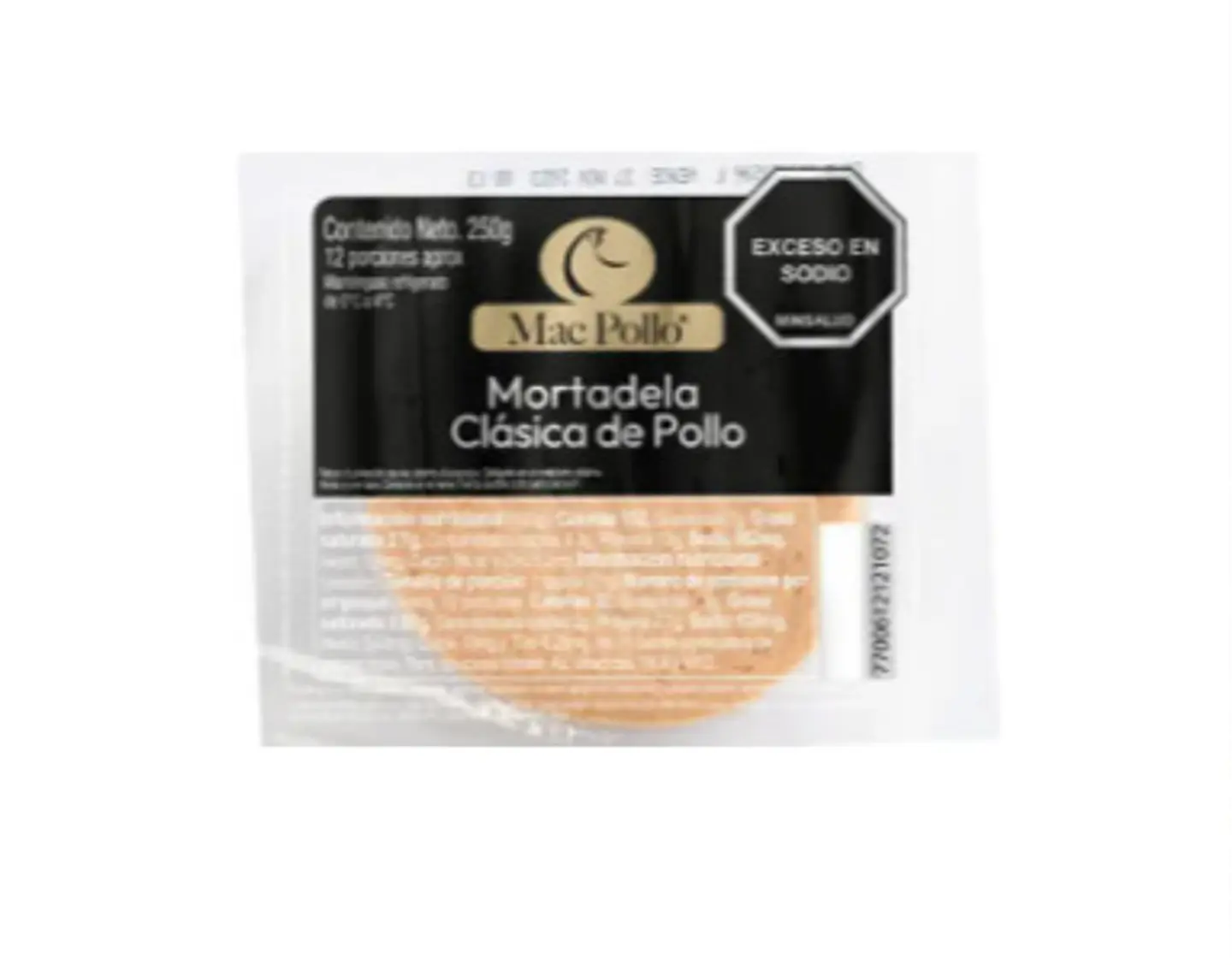 Mac Pollo Mortadela clasica (250 grs) 1