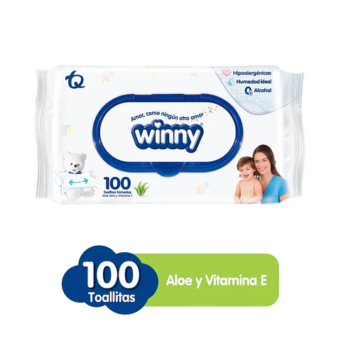 Toallitas Húmedas Winny Ultratrim Sec 100 Und