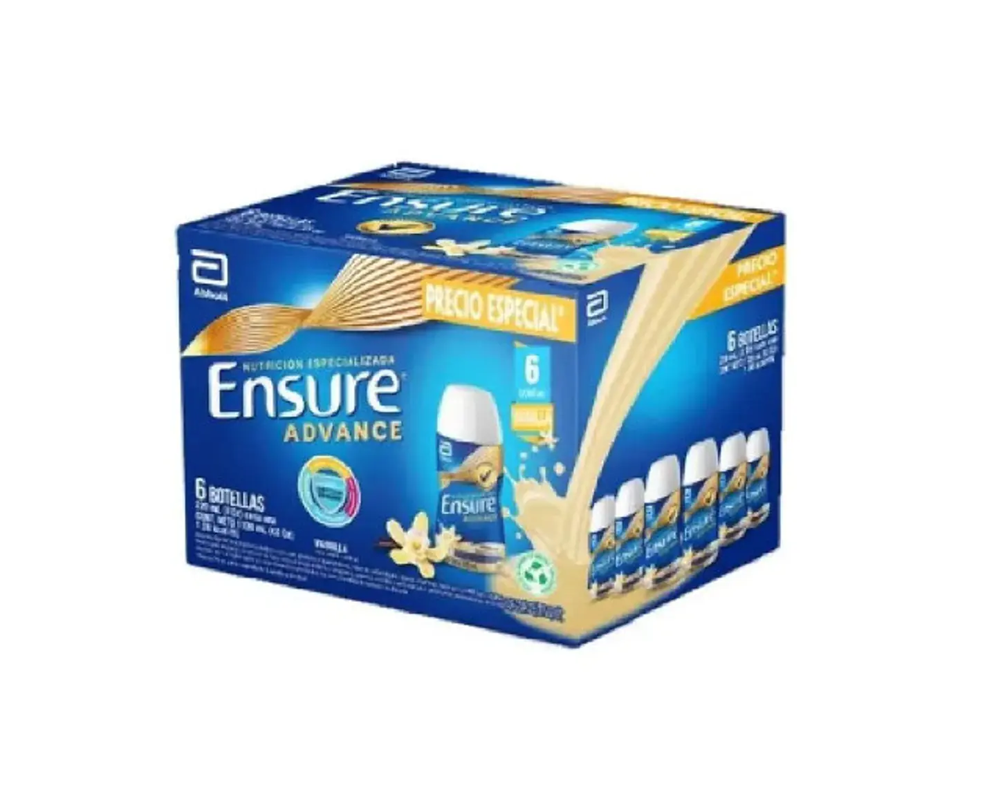 Bebida Ensure Vainilla 220 Ml x 6 Unds 1