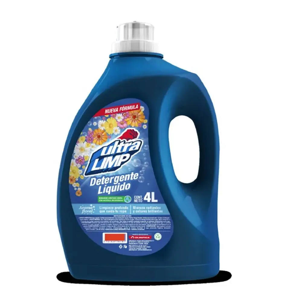 Detergente Líquido Ultralimp Floral 4000 Ml 1