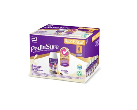 Bebida Pediasure Vainilla 220 Ml X 6 Unds