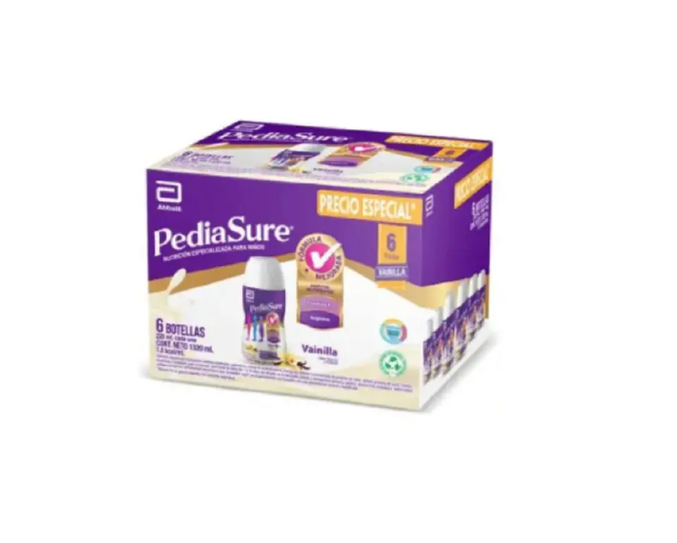 Bebida Pediasure Vainilla 220 Ml X 6 Unds 1