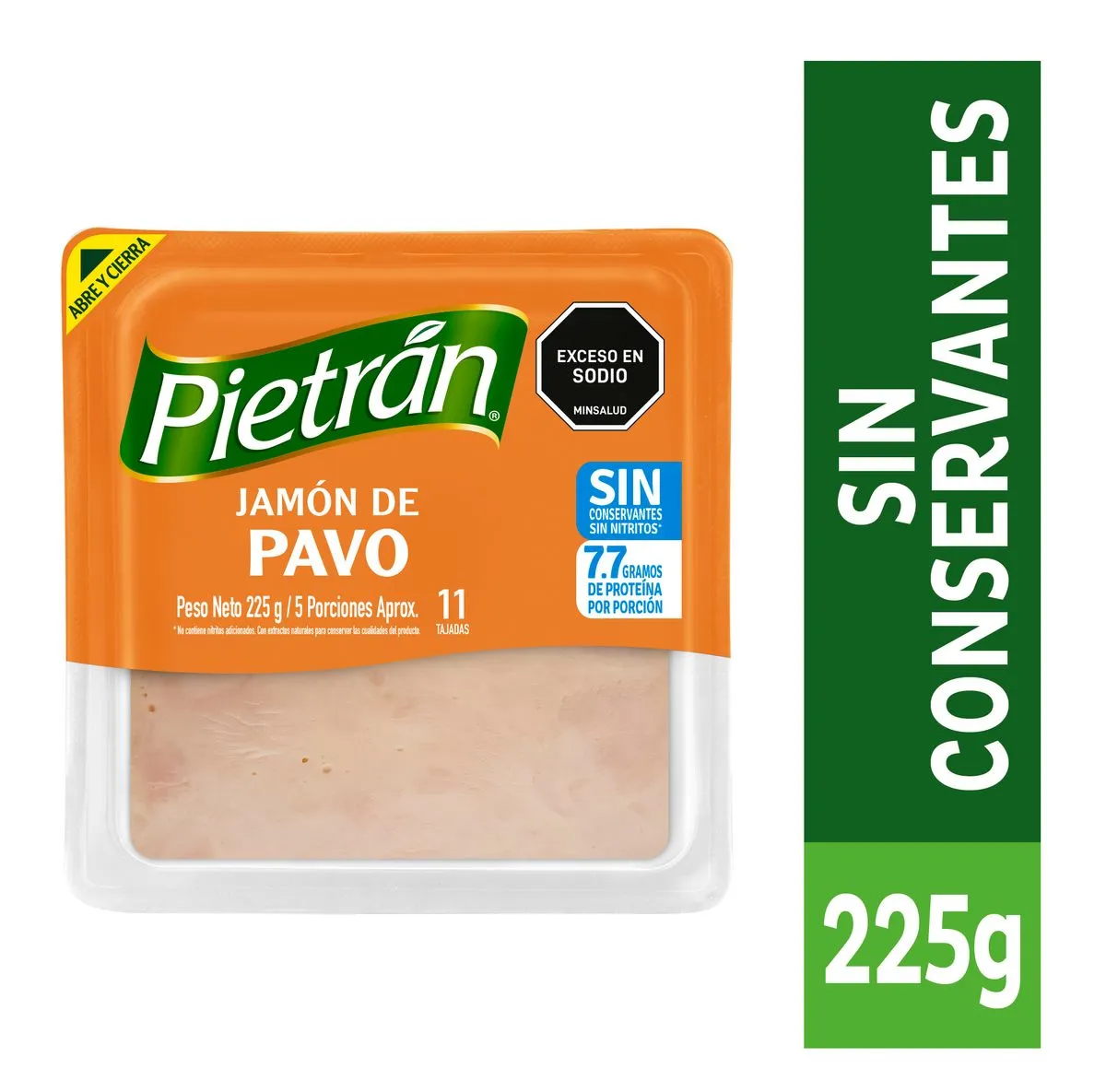 Jamón de Pavo Pietrán 225 grs