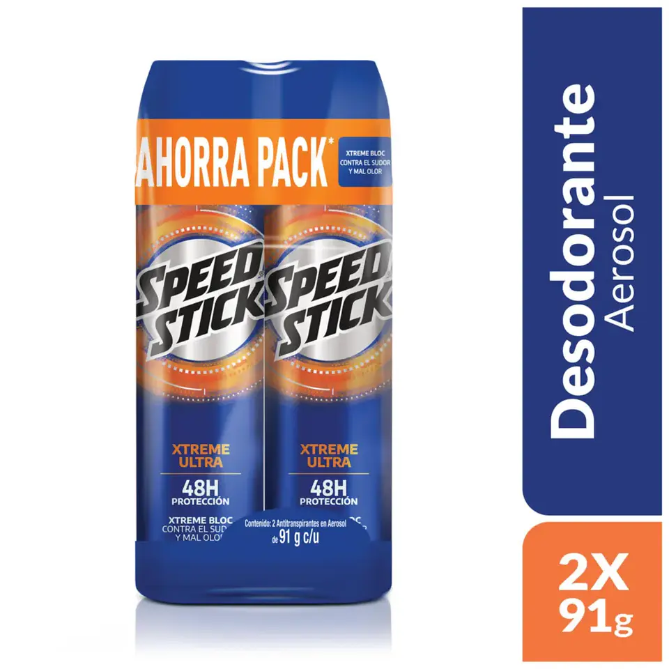 Speed Stick Men's Deodorant Xtreme Ultra Spray 91grs 2 Units 1