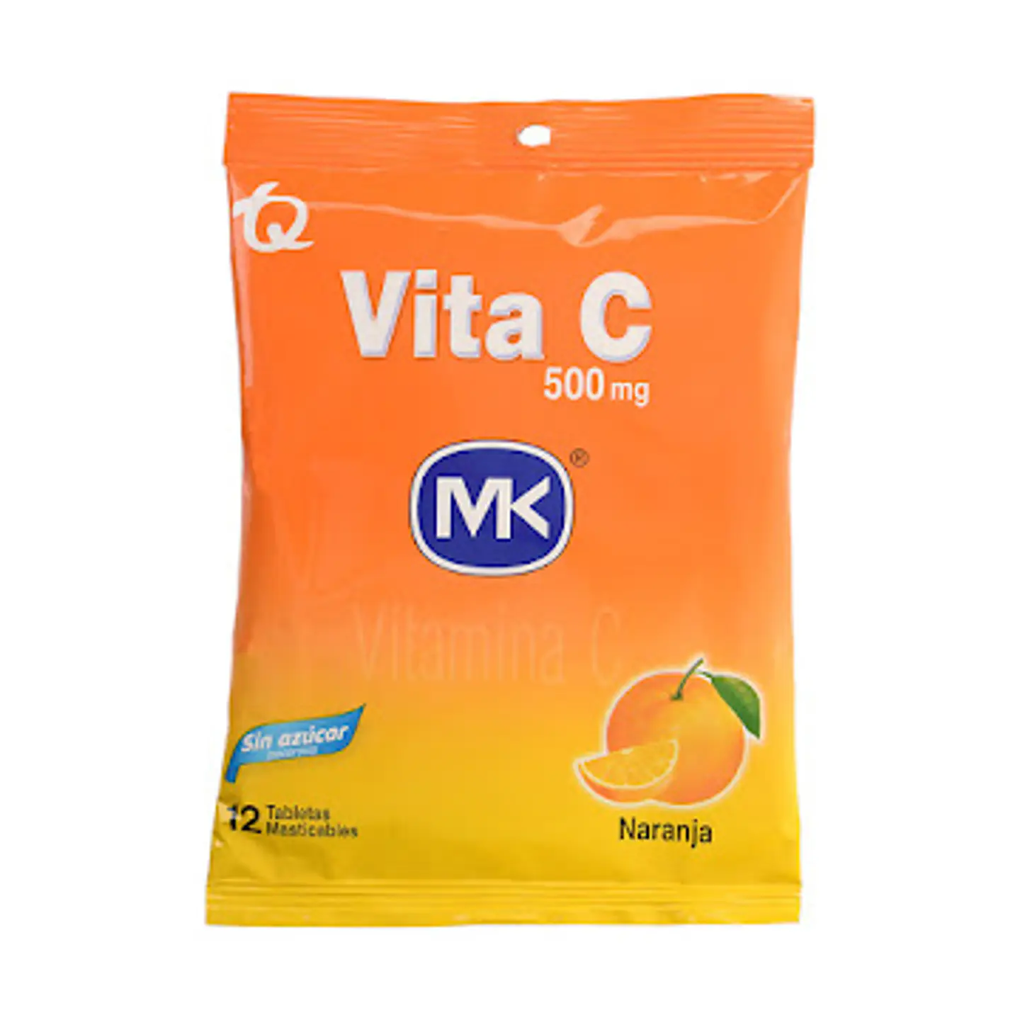 Vita C Mk 500 Mg Naranja Sobre 12 Tabletas 1