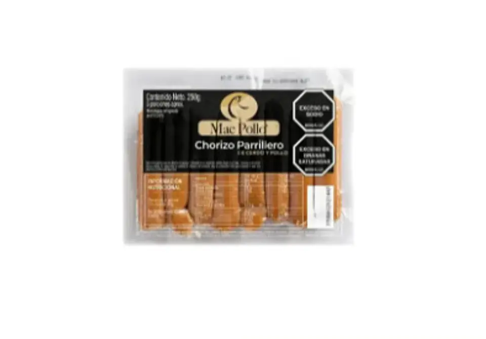 Mac Pollo Chorizo parrillero (250 grs 8 unds) 1