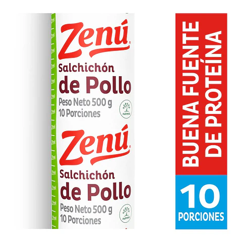 Salchichón Zenú de Pollo 500 G