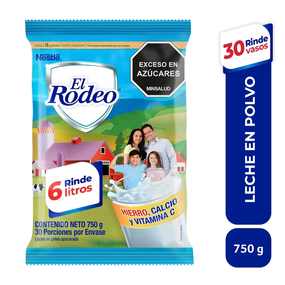 Leche en polvo EL RODEO 750 grs