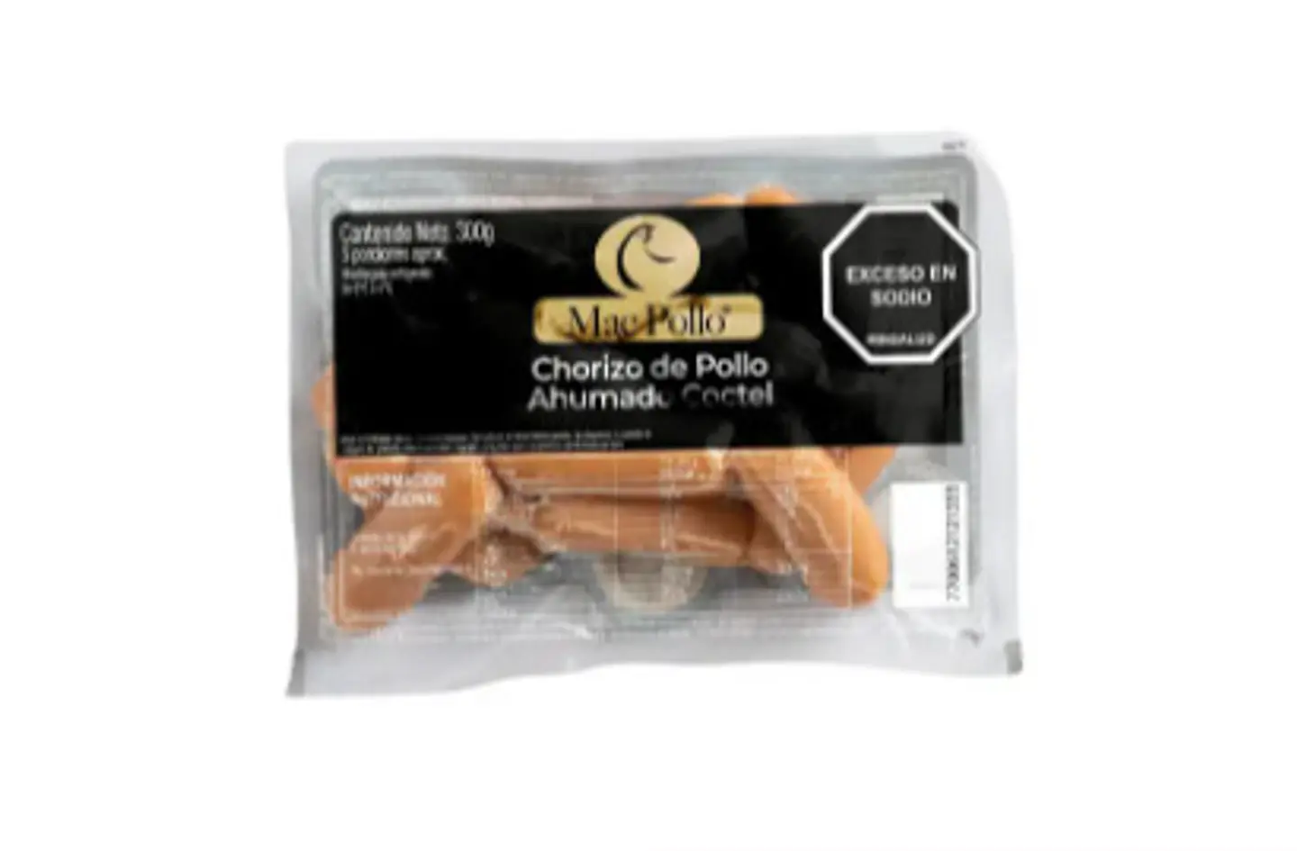 Mac Pollo Chorizo de pollo coctel  (300 grs 20 unds) 1