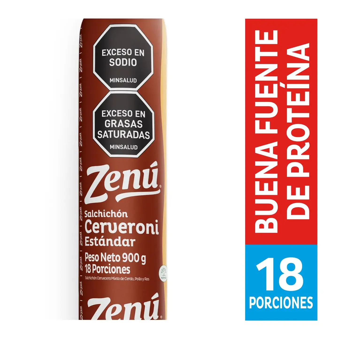 Salchichón Zenú Cerveroni 900 grs 1
