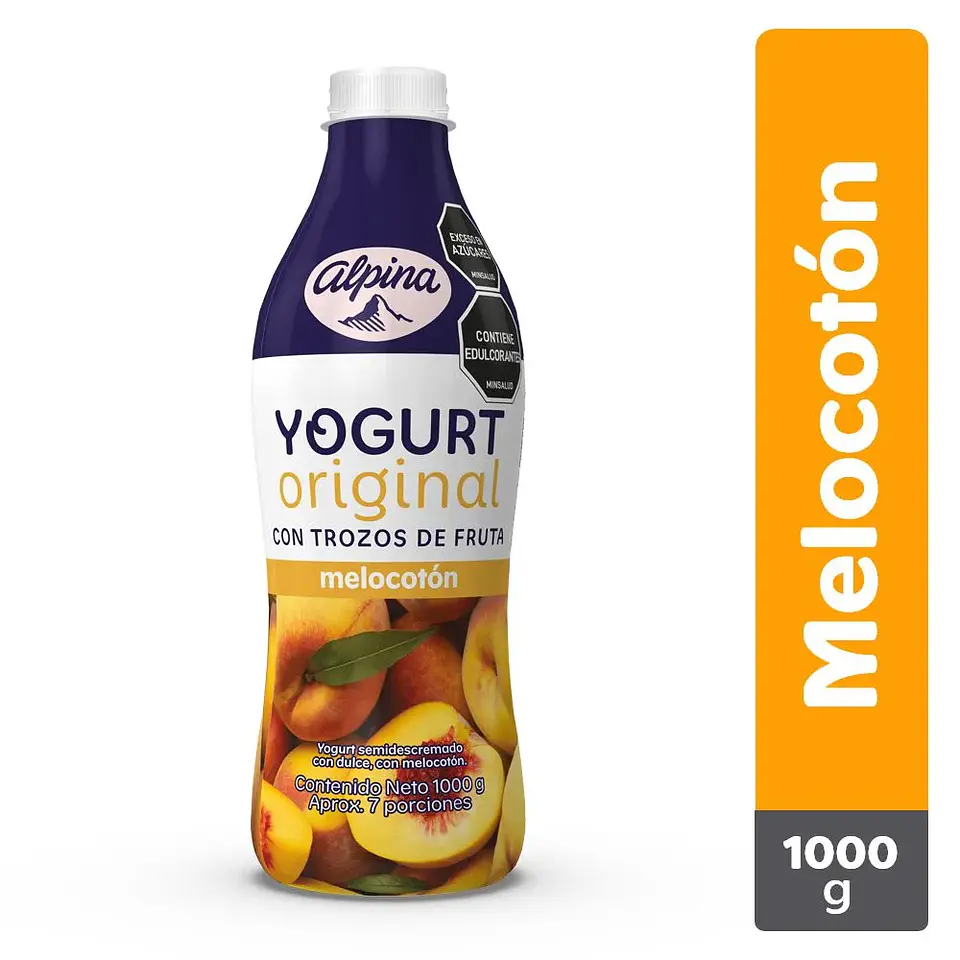 Yogurt Alpina Melocotón 1000 grs 1