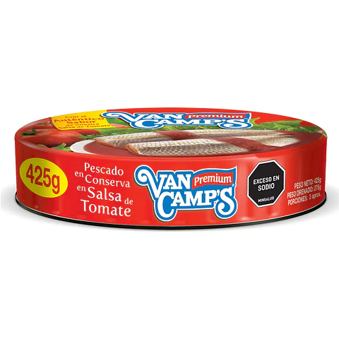 Pescado Van Camp's Salsa de Tomate 425 grs