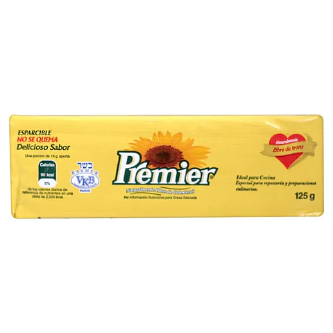 Mantequilla margarina Premier Blanda 125 grs