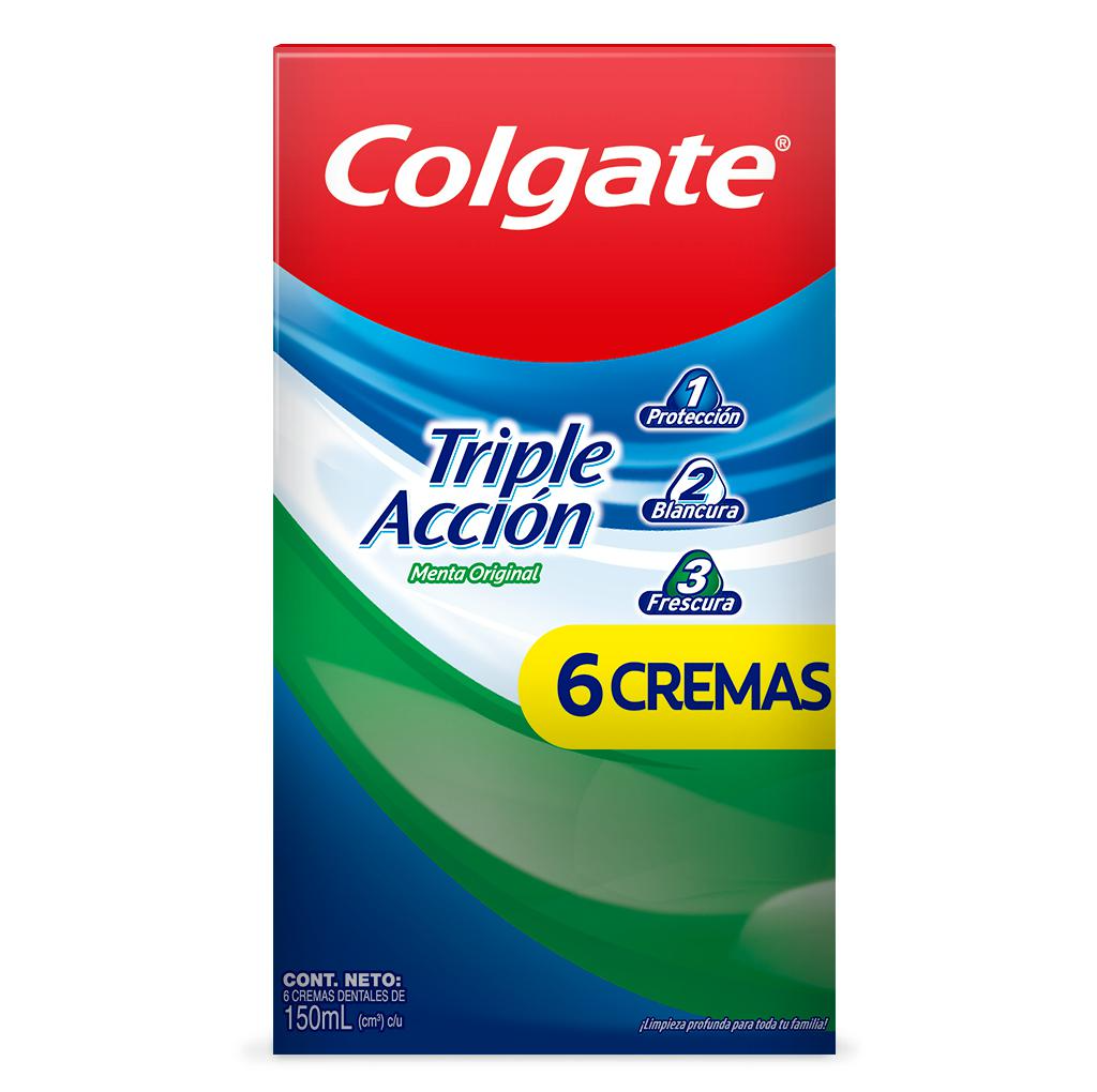 Colgate Triple Acción 6 Unids