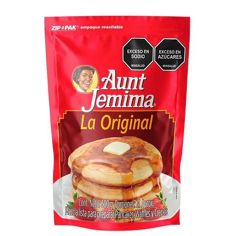 Pancake Aunt Jemima Original DP Zipper 600 grs 24 Unds