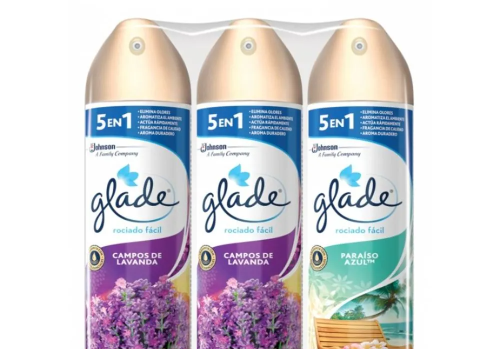 Ambientador Glade Aerosol x 3 unds 1200 Ml