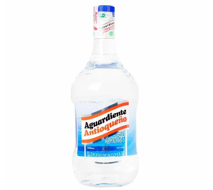 Aguardiente Antioqueño sin Azúcar Garrafa (2 Lt)