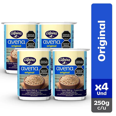 Avena Alpina Original 250 G X4 Unds