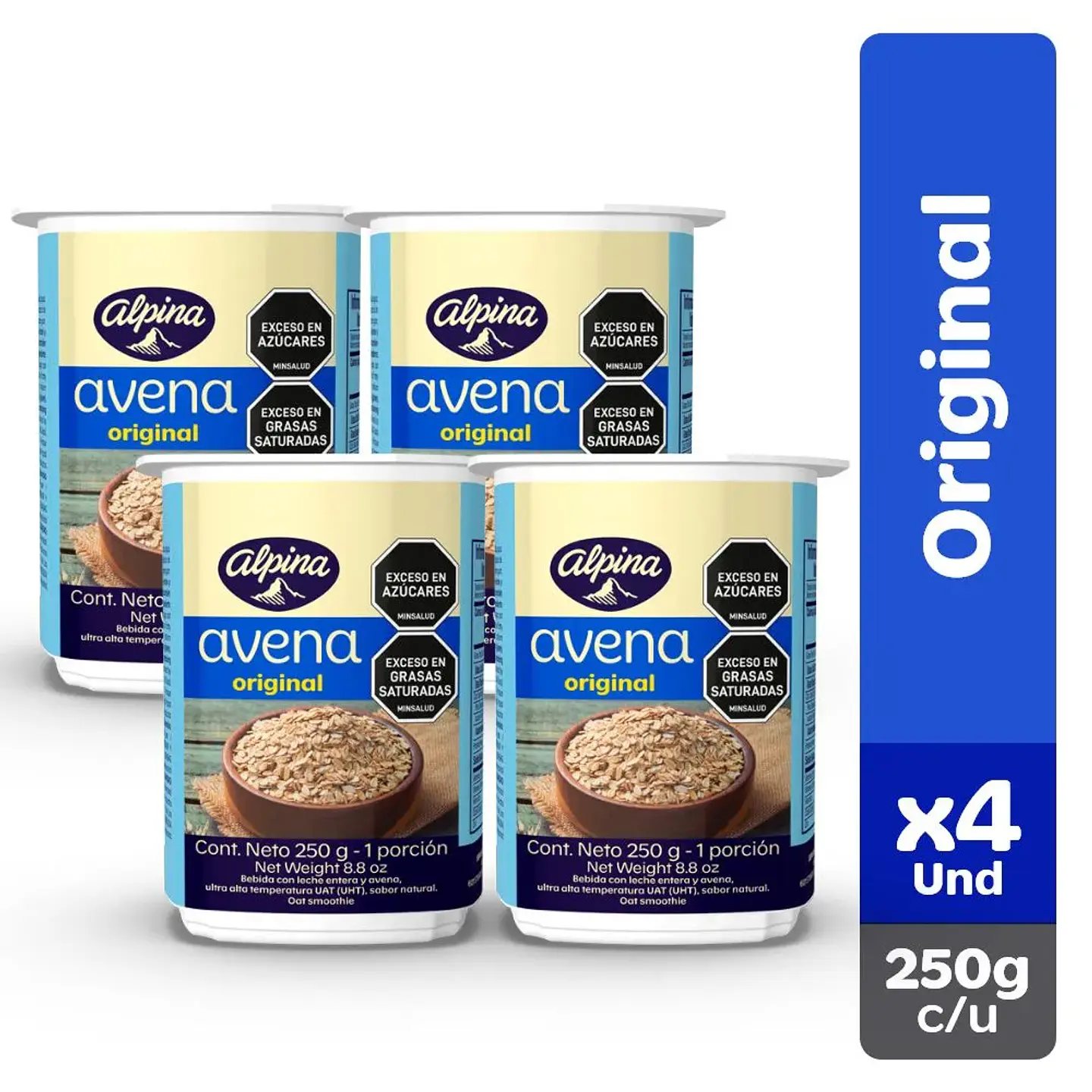 Avena Alpina Original 250 G X4 Unds 1