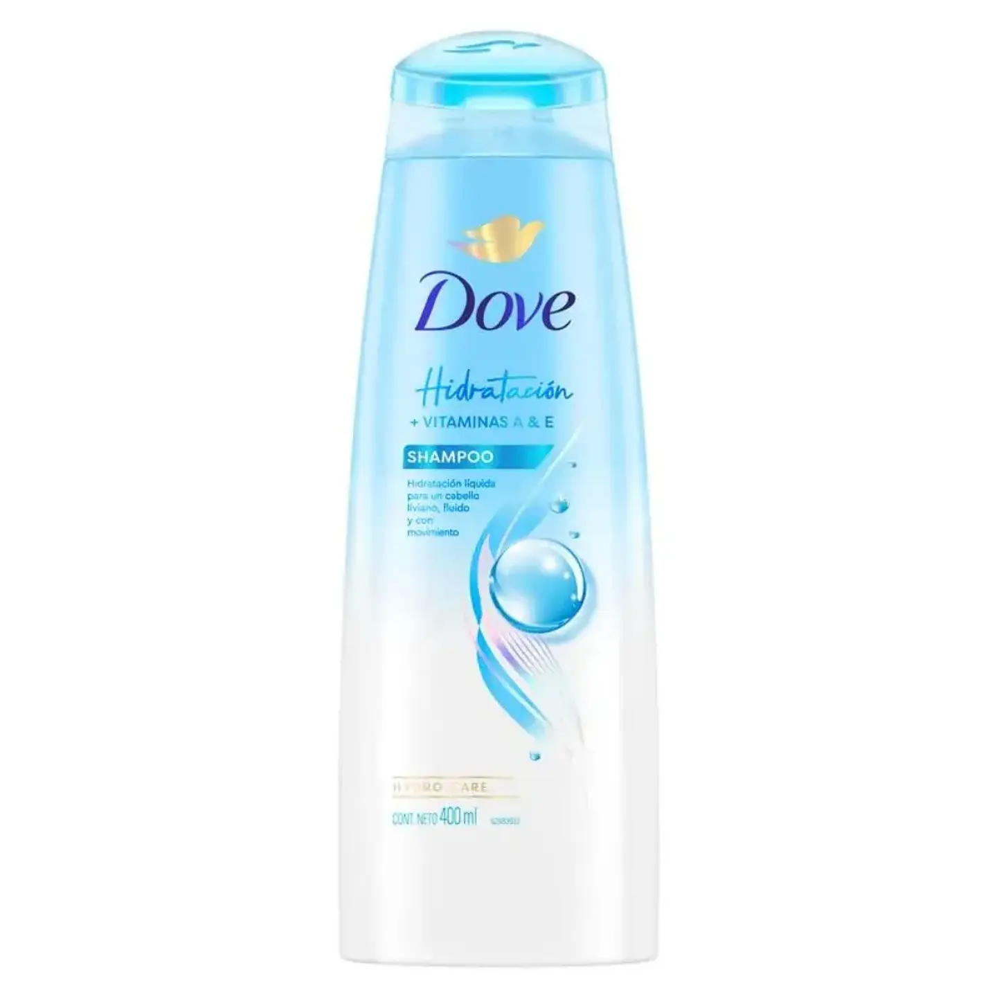Shampoo DOVE hidratación 400 Ml 1