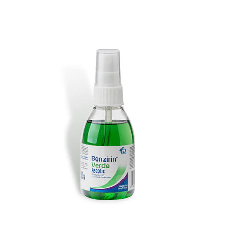 Benzirin Verde Aseptic Bencidamina + Cloruro De Cetilpiridinio Tecnoquimicas Frasco 120 Ml