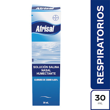 Afrisal Cloruro De Sodio 0.65% Bayer Solución Nasal Frasco 30 Ml