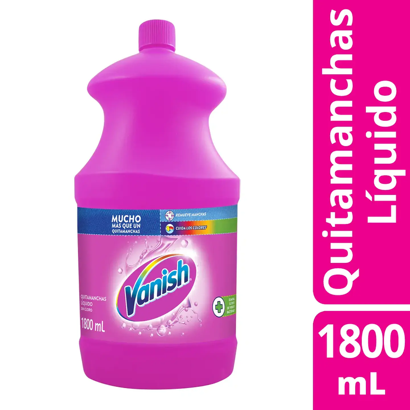 Quita Manchas Vanish Líquido Rosa 1800 Ml 1