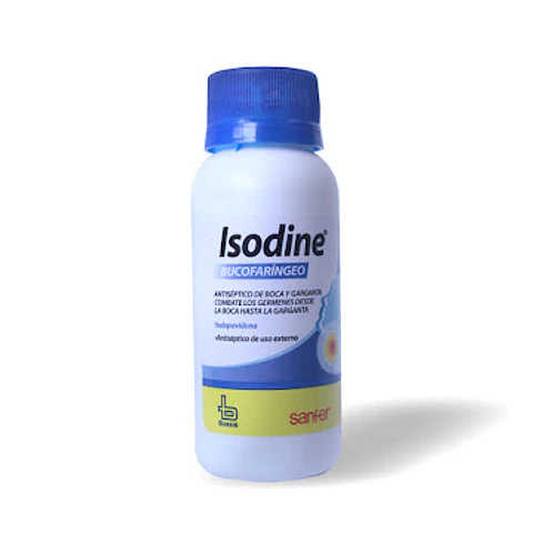 Isodine Bucofaríngeo Yodopovidona 0.8 G Bussie Frasco 60 Ml