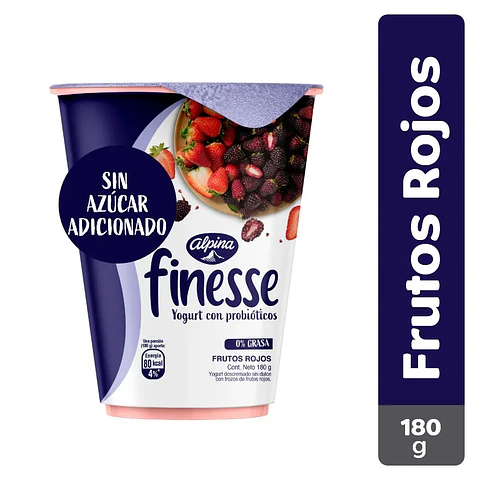 Yogurt Alpina Finesse Frutos 180 grs