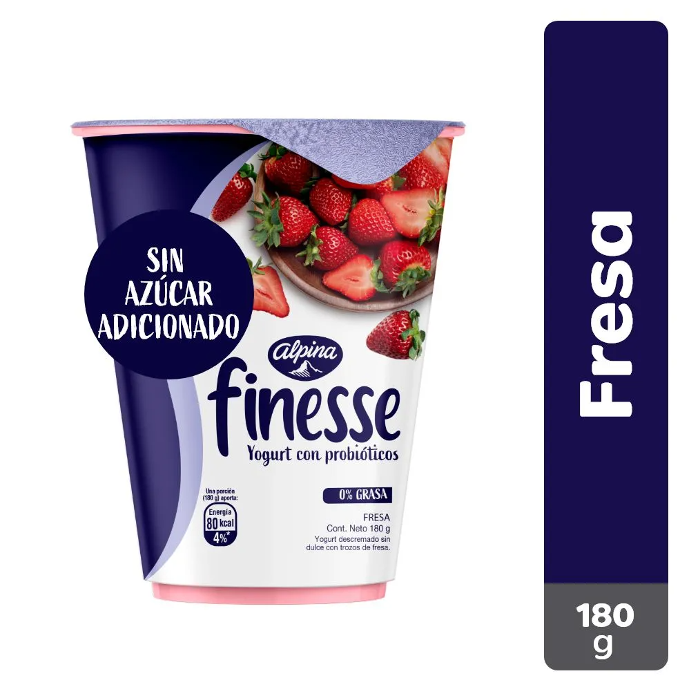 Yogurt Alpina Finesse Fresa 180 grs