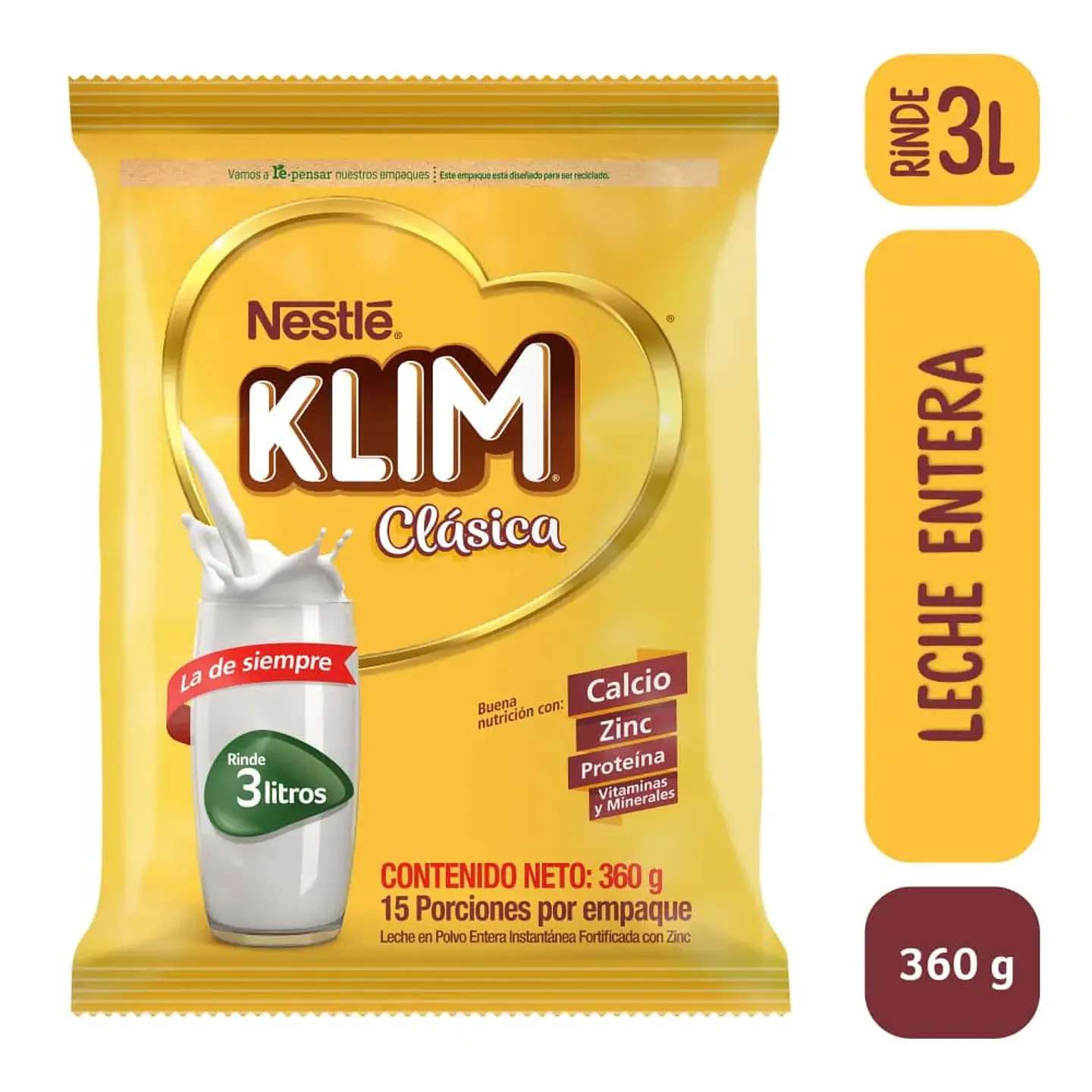 Leche en polvo KLIM Clásica x 360 grs 1