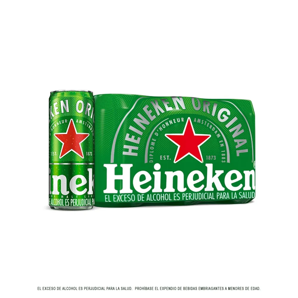 Cerveza Heineken Lata 310 Ml x 6 Unds