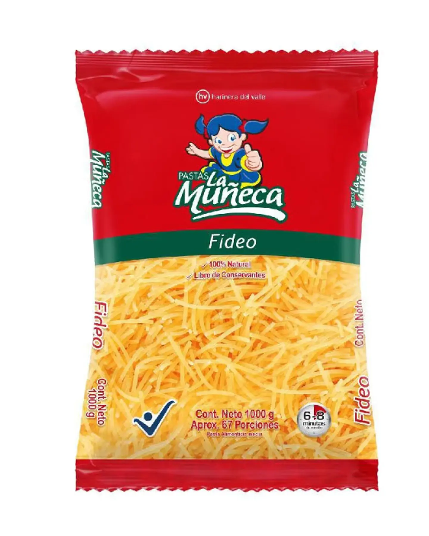 Pasta La Muñeca Fideo (1 kg) 1