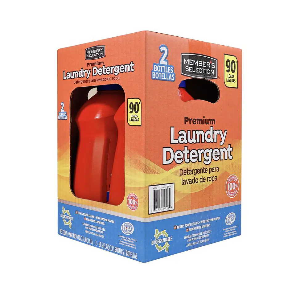 Detergente para Lavado de Ropa 2 Unidades (2 L) 1