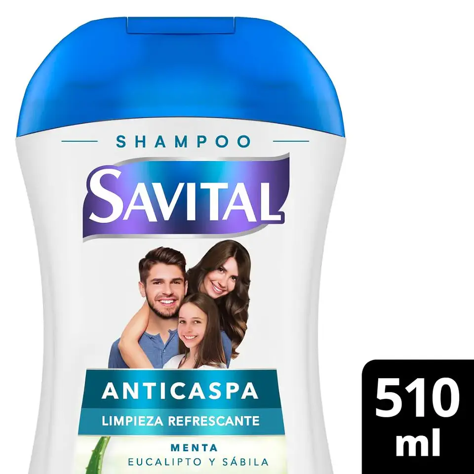 Shampoo Savital Anticaspa 510 Ml 1